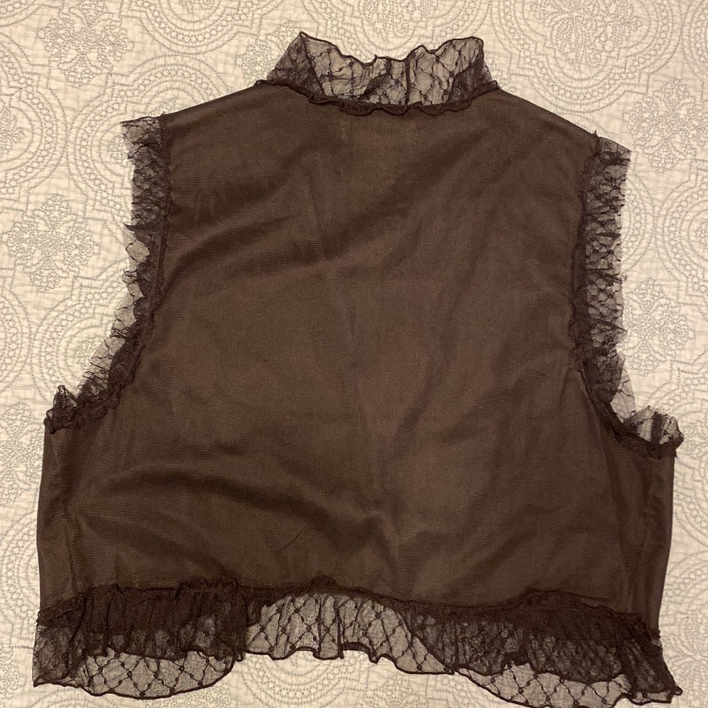 Staring at Stars from Urban Outfitters Lace & Mesh Vest - Picture 5 of 5
